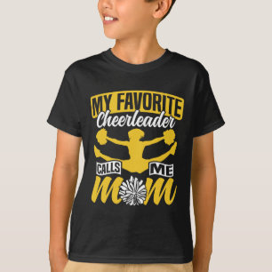Jubel Cheerleading-Mutter Meine Lieblings-Cheerlea T-Shirt