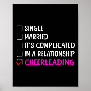 Jubel Cheerleading Single Verheiratet Es ist kompl Poster