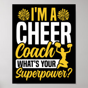 Jubel Cheerleading-Trainer Ich bin ein Cheer-Train Poster