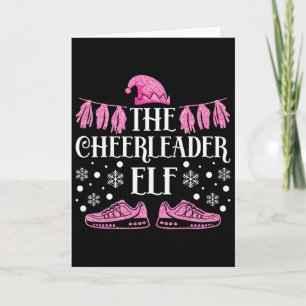 Jubel Cheerleading Weihnachtself Der Cheerleader E Karte