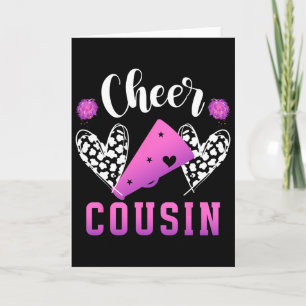 Jubel-Cousin Cheerleader-Cousin eines Cheerleaders Karte
