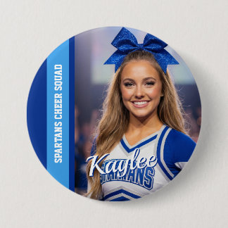 Jubel-Foto-Button Cheerleader-Team-Geist-Button Button