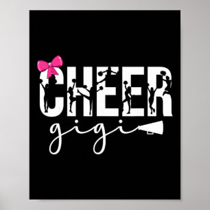 Jubel Gigi Schleife Cheerleading Gigi Einer Cheerl Poster