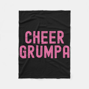 Jubel Griesgram Opa Rosa Cheerleading Fleecedecke