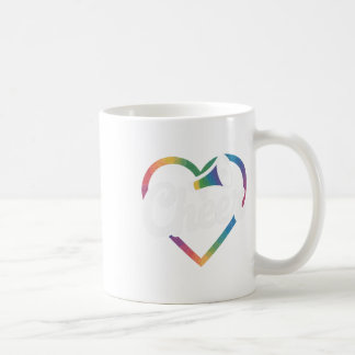Jubel Herz Cheerleading Lustiger Cheerleader Kaffeetasse