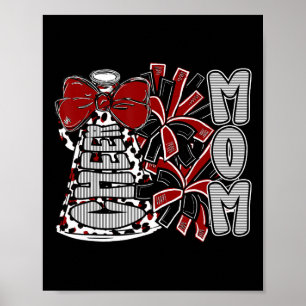 Jubel Mama Coquette Schleife Football Saison Spiel Poster