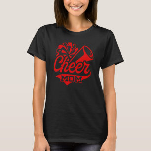 Jubel Mama größter Fan Leopardendruck Schwarz und  T-Shirt