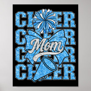 Jubel Mama Mama Schleife Srt Cheerleading-Team Bla Poster