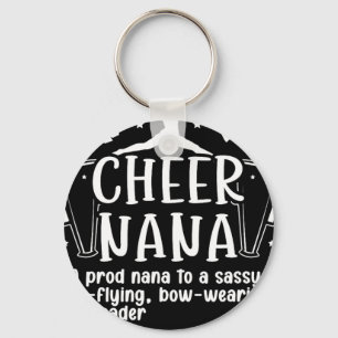 Jubel-Oma Definition Cheerleading Oma Cheerleaderi Schlüsselanhänger