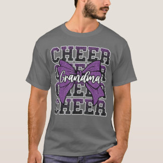 Jubel Oma Schleife Sport Cheerleader Cheerleading T-Shirt