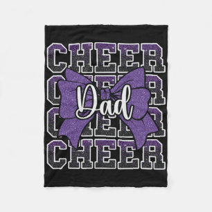Jubel Papa Daddy Bogen Sport Cheerleader Cheerlead Fleecedecke