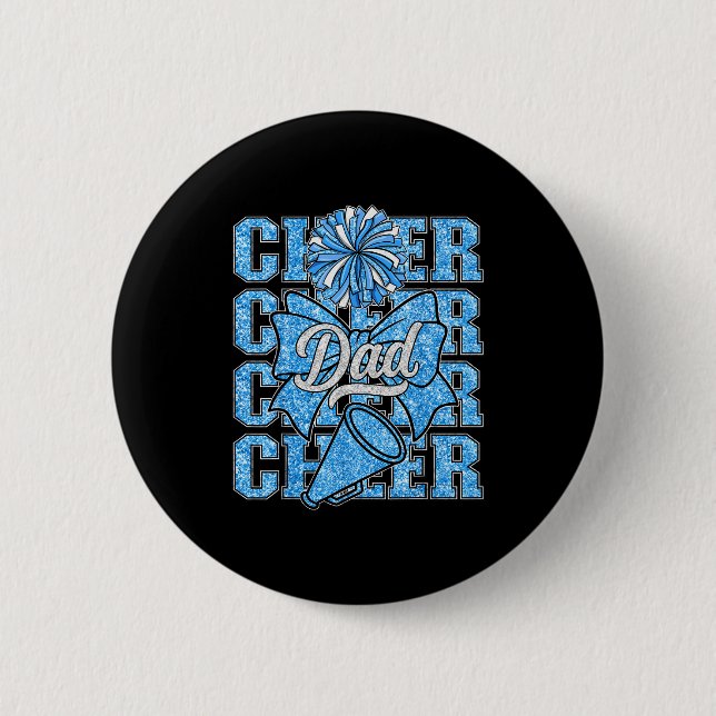 Jubel Papa Daddy Bogen Srt Cheerleader Cheerleadin Button (Vorderseite)
