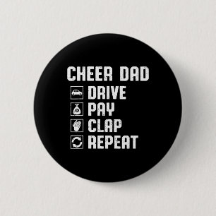 Jubel Papa Fahre Bezahle Klatsche Wiederhole Cheer Button