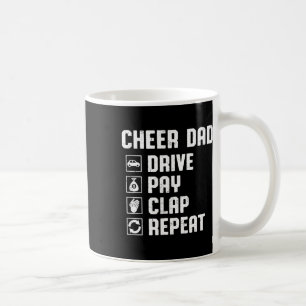 Jubel Papa Fahre Bezahle Klatsche Wiederhole Cheer Kaffeetasse
