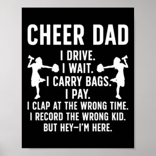 Jubel Papa Jubel Führender Papa Einer Cheerleader Poster
