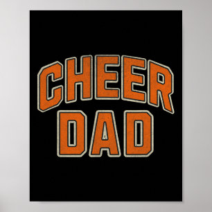 Jubel Papa Orange Cheerleading Poster