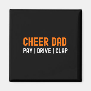 Jubel Papa Orange Lustig Zahlen Fahrt Klatschen Ch Magnet