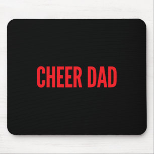 Jubel Papa Rot Und Schwarz Cheerleading _1 Mousepad