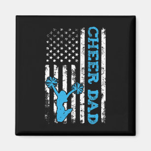 Jubel Papa USA Amerikanische Flagge Cheerleader Pa Magnet