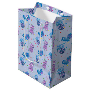 Jubel-Pompoms und Konfetti Mittlere Geschenktüte
