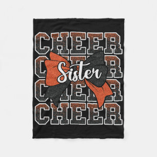 Jubel Schwester Bogen Sport Cheerleaderin Cheerlea Fleecedecke