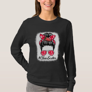 Jubel Schwester Leben Unordentlicher Knoten Cheerl T-Shirt