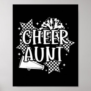 Jubel-Tante einer Cheerleader-Tante Cheerleading A Poster