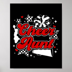 Jubel-Tante eines Cheerleader-Tantchens Cheerleadi Poster