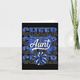 Jubel Tante Tante Bogen Sport Cheerleader Cheerlea Karte