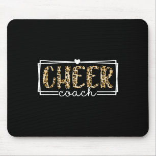 Jubel-Trainer Leopard Cheerleader Mädchen Cheerlea Mousepad