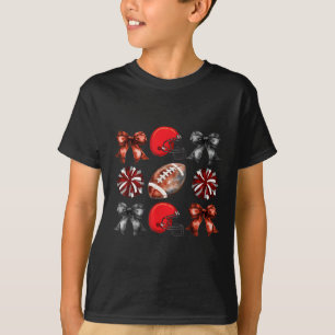 Jubel und Fußballspiel-Tag Rot-Team-Fußball-Mama T-Shirt