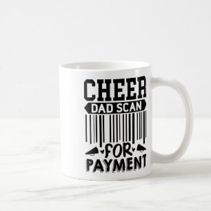 Jubel Vater, Scanne zur Zahlung Cheerleader _1 Kaffeetasse