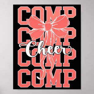 Jubel-Wettbewerb Tag Cheerleader-Wettbewerb Tag Bo Poster