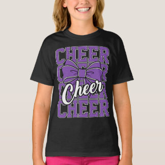 Jubelbogen Sport Cheerleader Cheerleading Lila G T-Shirt