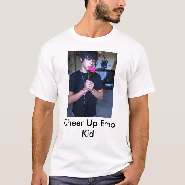 Jubeln Sie oben Emo Kind zu T-Shirt (Vorderseite)