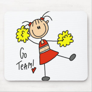 Jubelnde Go Team T-Shirts und Geschenke Mousepad