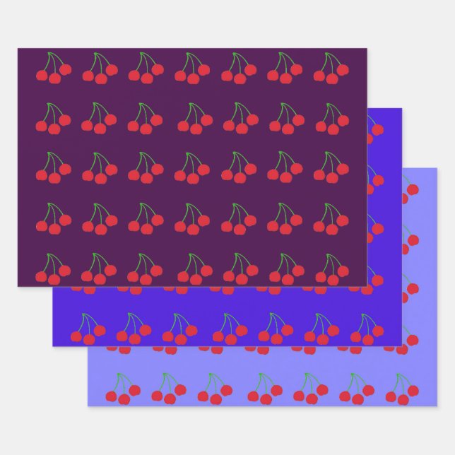 Jubilant Multi-Pack Packpapier (3 Blätter) Geschenkpapier Set (Set)