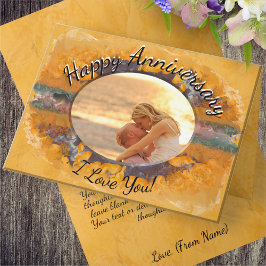 Jubiläum Abstrakt Sunset 0612 Karte