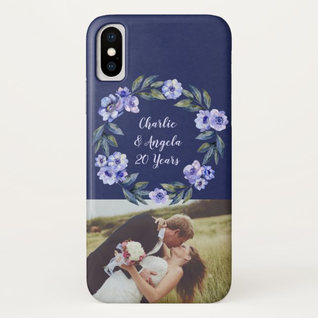 Jubiläum Blume Foto Case-Mate iPhone Hülle (Rückseite)