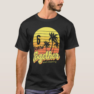 Jubiläum Cruise Couple Vacation Beach Palm T-Shirt