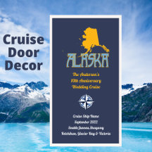 Jubiläum der Alaska Family Cruise Decor Türsignatu