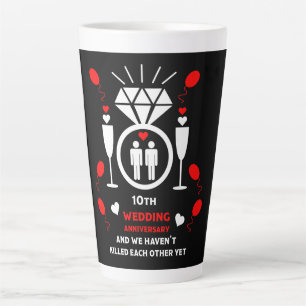 Jubiläum der Hochzeit von Homosexuellen Milchtasse