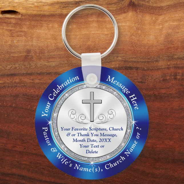 Jubiläum der Kirche Souvenirs für Kirchenmitgliede Schlüsselanhänger (Vorderseite)