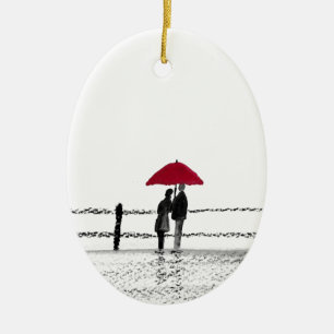 Jubiläum der Liebe Keramikornament