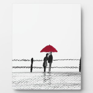 Jubiläum der Liebe Wasserfarbenhochzeit Fotoplatte