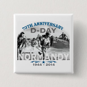 Jubiläum der Normandie zum 70. Button