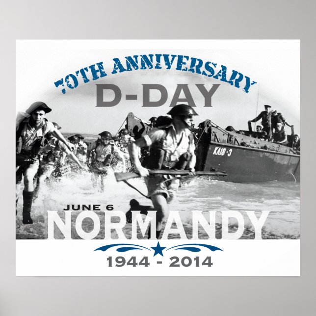 Jubiläum der Normandie zum 70. Poster (Vorne)