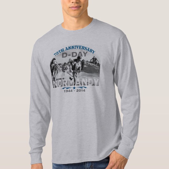 Jubiläum der Normandie zum 70. T-Shirt (Vorderseite)