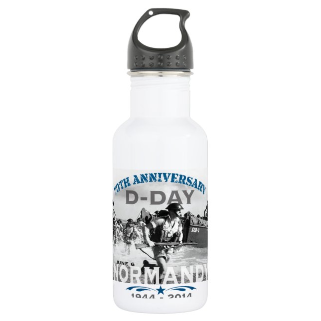 Jubiläum der Normandie zum 70. Trinkflasche (Vorderseite)