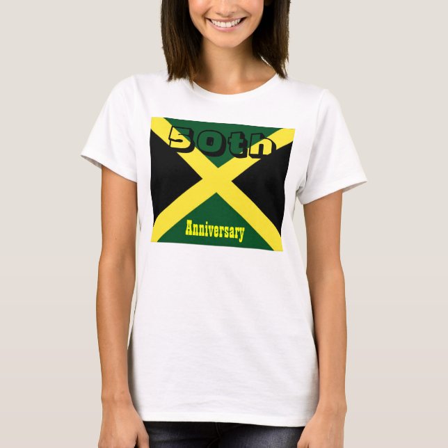 Jubiläum der T - Shirt von Frauen in Jamaika (Vorderseite)